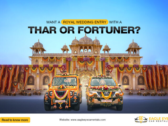 Want a Royal Wedding Entry with a Thar or Fortuner?